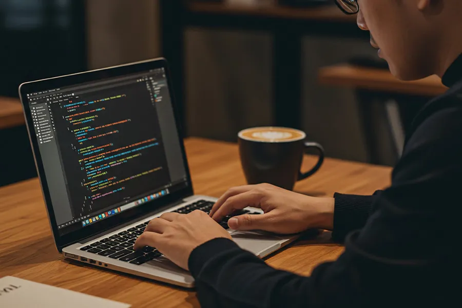 Bild zum Wort „programmer“: A person whose job is to write computer programs.