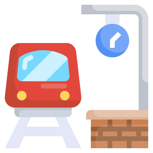 Image showing a railway station