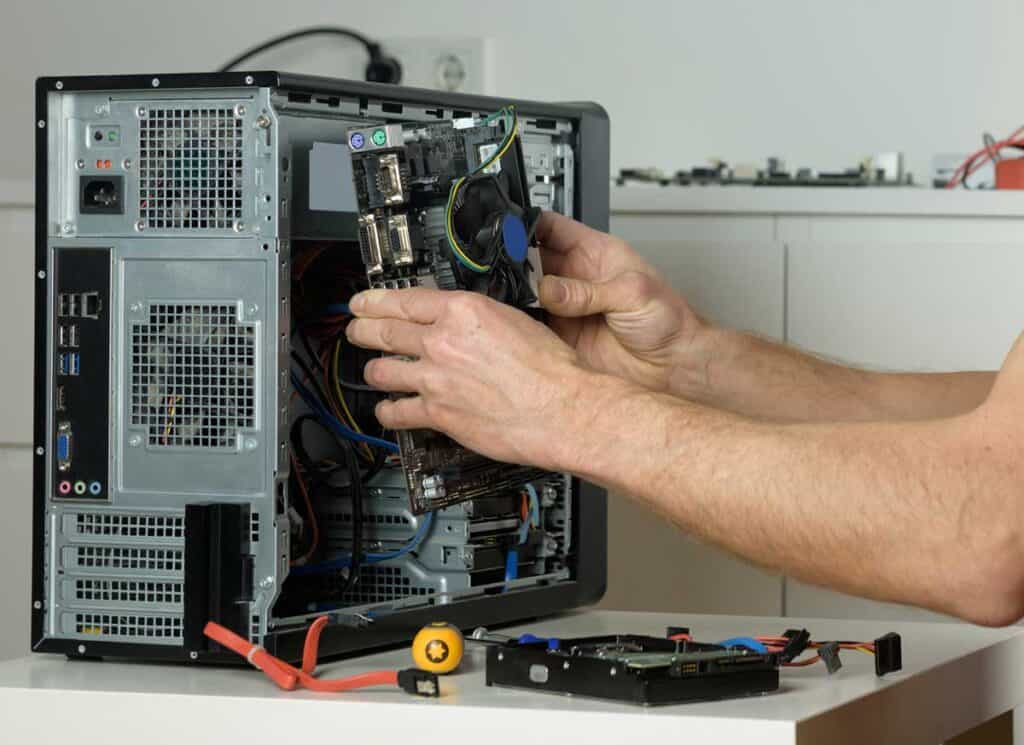 Foto: geschlossenes PC-Gehäuse