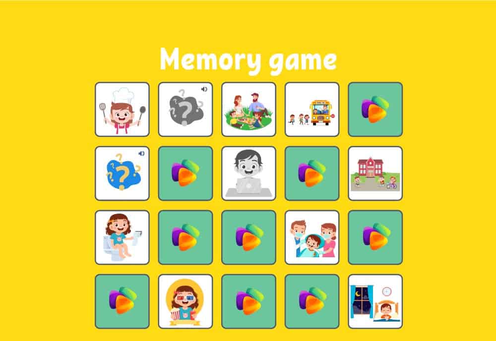 Memory: Daily Activities 2