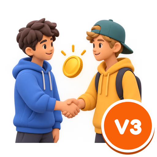 Bild zum Wort „bet“: To risk money or something valuable on the result of a game, race or future event.