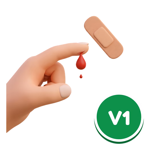 Bild zum Wort „bleed“: To lose blood from the body, usually because of an injury.