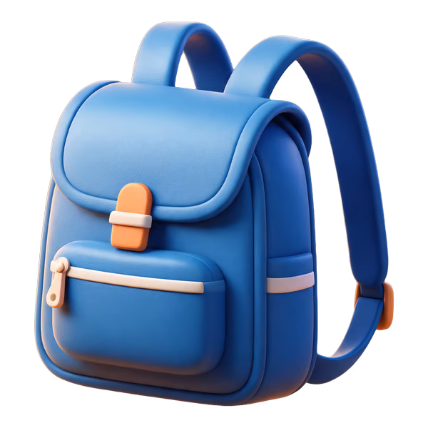 Bild zum Wort „bag“: a container made of cloth, paper or leather that you carry things in