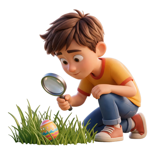 Bild zum Wort „look for“: to try to find someone or something