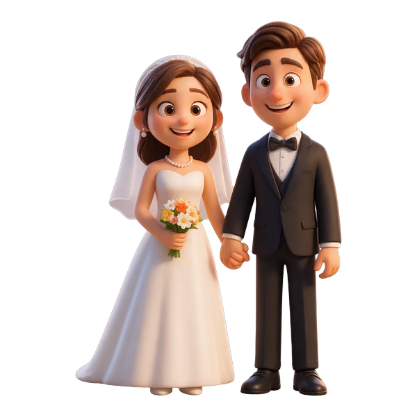 Bild zum Wort „married“: having a husband or a wife