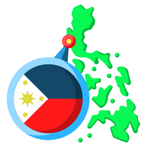 Bild zum Wort „Philippines“: A country in Southeast Asia made up of more than 7,000 islands, with Manila as its capital.