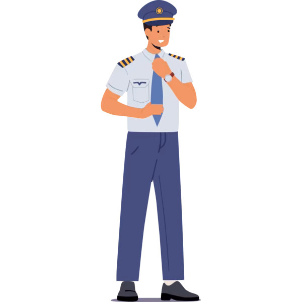 Bild zum Wort „pilot“: A person who flies an aircraft.