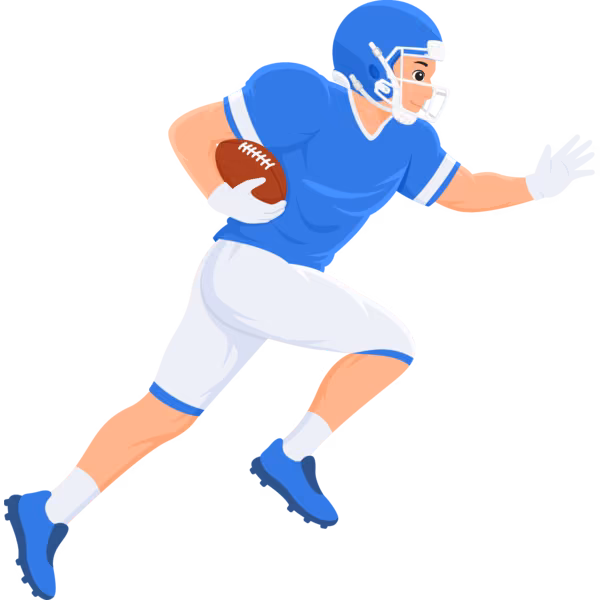Bild zum Wort „player“: A person who takes part in a game or sport.