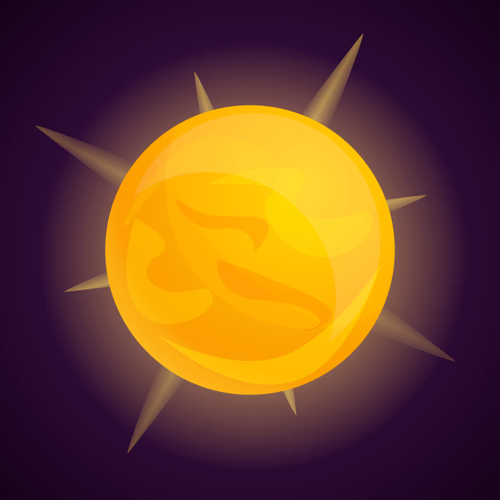 Bild zum Wort „sunshine“: The light and warmth that come from the sun when the sky is clear.
